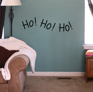 Ho Ho Ho Wall Decal