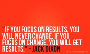 Motivation results vs. change