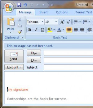 Adding quotations in your email signature using Quotes