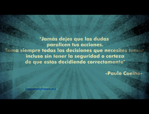 Frases De Motivacion En Imagenes Paulo Coelho