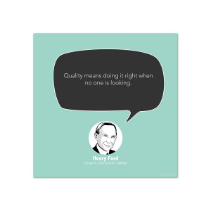 Quality, Henry Ford - Startup Quote Poster (CG344038)
