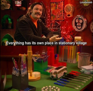 Mighty Boosh. OCD. Don't move that paper clip- seriously.