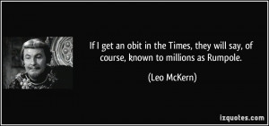More Leo McKern Quotes