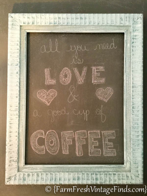 even painted the wall behind the coffee bar with Heirloom Traditions