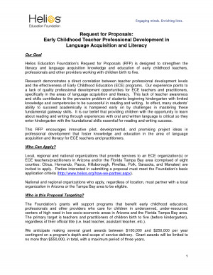 Request For Proposals Early Childhood Teacher Professional picture