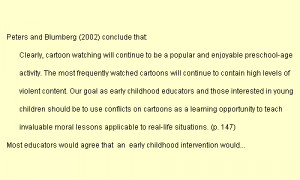 APA prefers that you set off long quotes (40 or more words) in what is ...