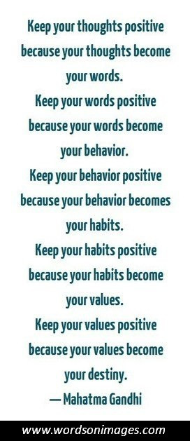 Positive behavior quotes
