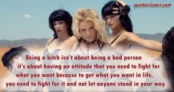 Being a bitch isn’t about being a bad person – it’s about having ...