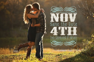 Country Inspired Save the Date