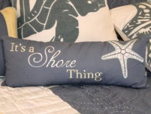 It's a Shore Things from Beach House Linens . Want this pillow with ...