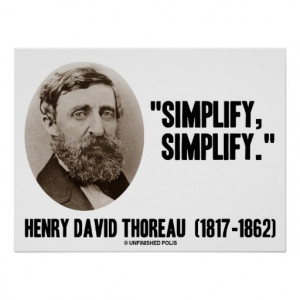 Simplicity Quotes Thoreau