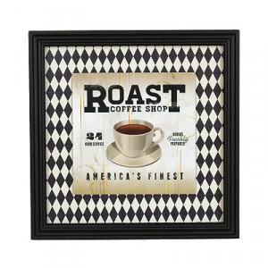 Roast Coffee Shop Framed Art Print