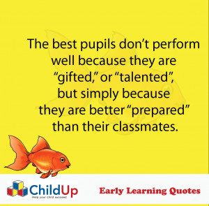 ChildUp Early Learning Quote #012 (Gifted or Talented)