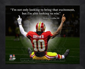 ... III Washington Redskins 8x10 Black Wood Framed Pro Quotes Photo