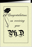 PhD Congratulations - Graduation card - Product #412130