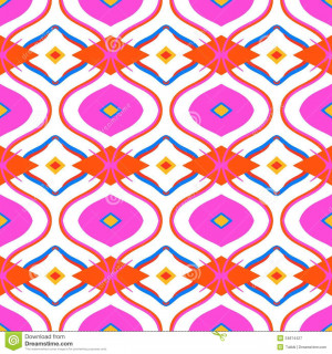 Ethnic pattern in bright pink color with Arabic, Turkish, Moroccan ...