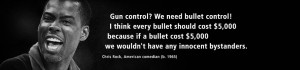 Gun control? We need bullet control!