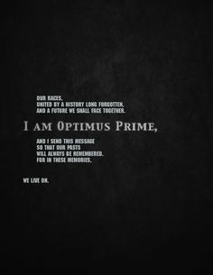 ... more optimus prime quotes prime word transformers prime transformers