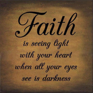 Inspiring quotes and sayings about faith with images