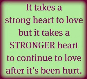 Strong heart...