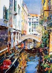 Famous Impressionist Venice Oil Painting Canvas