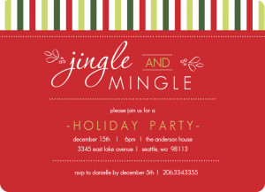 Holiday party invitation by PurpleTrial.com.