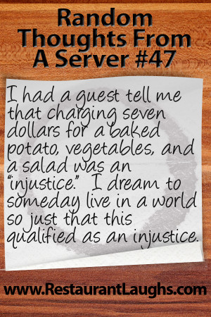 Funny Restaurant Server Pictures Restaurant humor