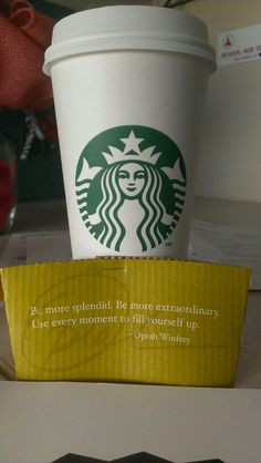 Starbucks Oprah Quotes