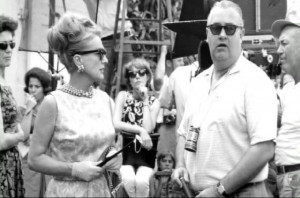 Joan Crawford with director Robert Aldrich