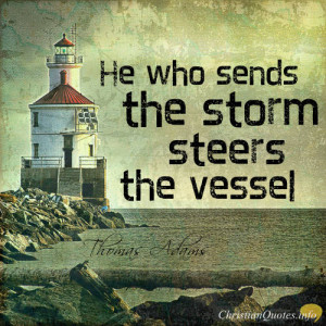 Thomas Adams Quote – 6 ways God steers Christians through storms