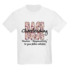 Cheer Base Floral Kids Light T-Shirt for