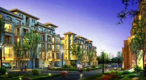 Apartment Architectural Rendering of Building