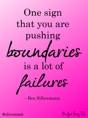 One of the things I've learned is to be receptive of feedback.