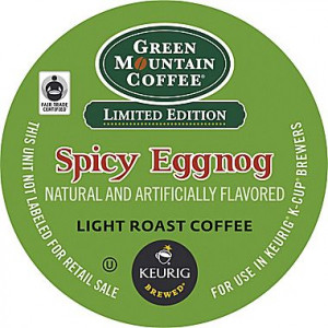 ... Spice, Gingerbread or Eggnog Coffee K-cups, 24pk, $6.99 at Staples.com