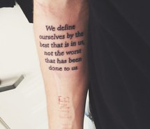 boy, deep shit, quote, tattoo, true, tumblr