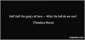 Theodora Morse Quote