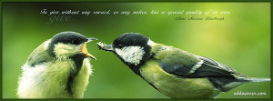 To give without any reward... Facebook Cover