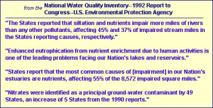 concern in water pollution