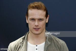 British actor Sam Heughan poses during the 55th Monte Carlo Television