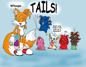 Tails' experiment No.1 by Phoeline