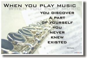 When-you-play-music-Music-Flute-Instrument-NEW-POSTER