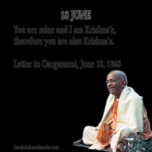 Srila Prabhupada Quotes For Month June18