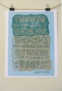 ghandi quote More