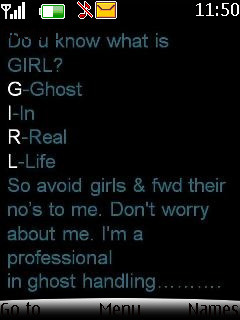 Girl Is Ghost Theme Mobile Theme