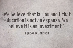 Lyndon B. Johnson #quote #education