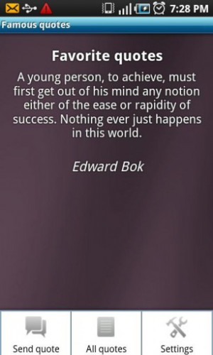 ... best quotes by famous people. The application features the following