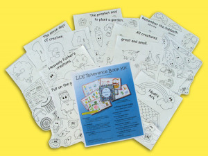 ... patterns, one of five LDS cover fabrics and a My Reverence Book oval