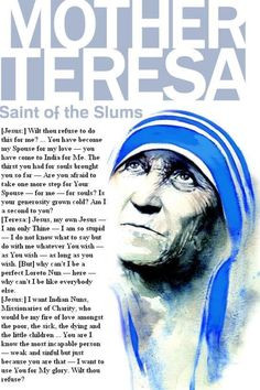 ... tru inspiration catholic saint teresa di mothers teresa madre teresa
