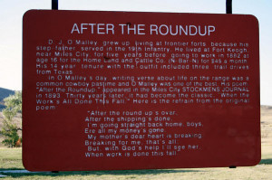 After The Roundup ~ Cowboy Quote
