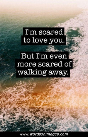 Fear of love quotes